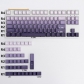 Faint Aroma Full PBT Gradient Purple Dip-dye Keycaps Set Doubleshot Backlit OEM Profile for Cherry MX Mechanical Keyboard